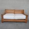 Brutalistisches Mid-Century Sofa & Sessel Set aus Eiche 3