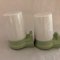 Light Green Porcelain & Opaline Glass Model 6070 Wall Lights by Sigvard Bernadotte for Ifö, 1960s, Set of 2 1