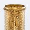 Mid-Century Gold-Plated Umbrella Stand by Li Puma, Florence, Italy, 1950s 5