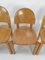 Oak Dining Chairs, 1980s, Set of 4, Image 5