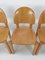Oak Dining Chairs, 1980s, Set of 4, Image 6