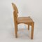 Oak Dining Chairs, 1980s, Set of 4, Image 12