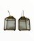 Small Table Lanterns in Brass and Crystal, Set of 2 1