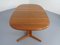 Large Solid Teak Extendable Dining Table from Glostrup, 1960s, Image 10