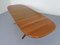 Large Solid Teak Extendable Dining Table from Glostrup, 1960s 9