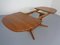 Large Solid Teak Extendable Dining Table from Glostrup, 1960s 8