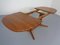 Large Solid Teak Extendable Dining Table from Glostrup, 1960s, Image 8