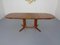 Large Solid Teak Extendable Dining Table from Glostrup, 1960s 1