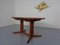 Large Solid Teak Extendable Dining Table from Glostrup, 1960s 3