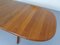 Large Solid Teak Extendable Dining Table from Glostrup, 1960s 15