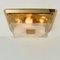 Square Flush Mount or Wall Light in Murano Glass from Kalmar, Austria, 1960s 4