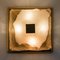 Square Flush Mount or Wall Light in Murano Glass from Kalmar, Austria, 1960s 18