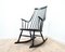 Mid-Century Swedish Black Grandessa Rocking Chair by Lena Larsson 1