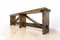 Vintage Oak Bench Rustic Country House Hall Bench, Image 7
