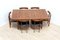 Mid-Century Danish Teak Dining Table & Chairs Set from Vejen France & Son 1