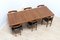 Mid-Century Danish Teak Dining Table & Chairs Set from Vejen France & Son 9