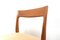 Mid-Century Teak Kontiki Dining Chairs by Yngve Ekstrom for Troeds, Set of 6 8