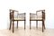 Chaises d'Appoint Antiques en Bois Courbé, France, Set de 2 1