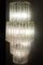 Apliques o lámparas de pared italianos grandes de cristal de Murano, años 70. Juego de 2, Imagen 5