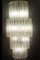 Apliques o lámparas de pared italianos grandes de cristal de Murano, años 70. Juego de 2, Imagen 9
