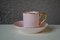 Art Deco Bohemian Style Tea Service in Pink and Gold, Set of 11 6