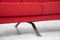Sofá modelo 875 italiano en rojo de Ico Parisi para Cassina, Imagen 3