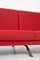 Rotes italienisches Modell 875 Sofa von Ico Parisi für Cassina 4