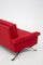 Sofá modelo 875 italiano en rojo de Ico Parisi para Cassina, Imagen 7