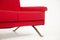 Rotes italienisches Modell 875 Sofa von Ico Parisi für Cassina 10