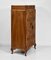English Art Deco Figured Walnut Tallboy Chest of Drawers or Linen Press, 1930s 12