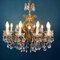 Large Crystal Chandelier, Italy, 1950s 11