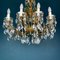 Large Crystal Chandelier, Italy, 1950s 2