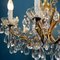 Large Crystal Chandelier, Italy, 1950s 8