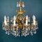 Large Crystal Chandelier, Italy, 1950s 10