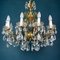 Large Crystal Chandelier, Italy, 1950s 5