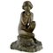 Maxime Real Del Sarte, Art Deco Sculpture, Seated Nude with Flowers, France, 1920s, Bronze, Image 1