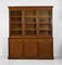 Large Victorian Oak Three Door Bookcase, 1870s 1