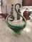 Murano Glass Vase in Green, 1970s, Image 6