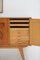 Oak Sideboard with Free Form Shaped Doors, 1950s 4