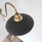 Antique Brass and Mercury Glass Swan Neck Wall Light, Image 6