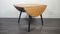 Round Black Leg Drop Leaf Dining Table by Lucian Ercolani for Ercol 5