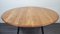 Round Black Leg Drop Leaf Dining Table by Lucian Ercolani for Ercol 9