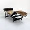 Poltrona LC4 nr. 396 in pelle di Le Corbusier per Cassina, anni '60, Immagine 2