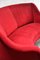 Italian Curved Sofa in Red Bouclé Wool by Gigi Radice, 1950s 7
