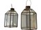 Brass and Crystal Table Lanterns, Set of 2 2