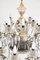 Large Venetian Belle Epoque Style Glass & Gilt 24-Bulb Chandeliers, 1970s, Set of 2 11