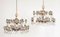 Large Venetian Belle Epoque Style Glass & Gilt 24-Bulb Chandeliers, 1970s, Set of 2, Image 7