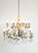 Large Venetian Belle Epoque Style Glass & Gilt 24-Bulb Chandeliers, 1970s, Set of 2, Image 8