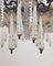 Lámparas de araña estilo Belle Epoque venecianas grandes de vidrio y 24 bombillas, años 70. Juego de 2, Imagen 13