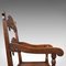 Chaise Antique Jacobean Revival Victorienne Sculptée en Chêne 11